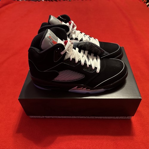 Size 10 - Air Jordan 5 Retro OG Black Metallic Reimagined
