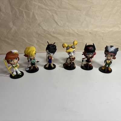 DC Comics - Lil Bombshells - 3'' Figure - Lot of 6 different figures 