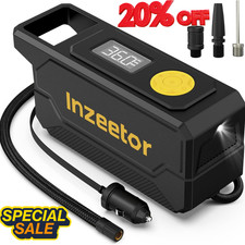 150 PSI Tire Inflator Portable Air Compressor, 12V DC Auto Shutoff Air Pump