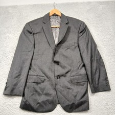Jos. A. Bank Signature Tailored Fit Men's 42 Short Gray 2-Button Blazer Jacket