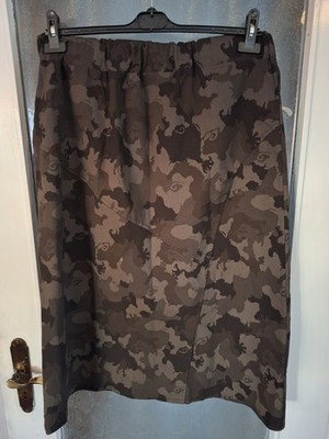NÜ Dänemark Camouflage Stretch Rock Schwarz Grau XXL 44 46