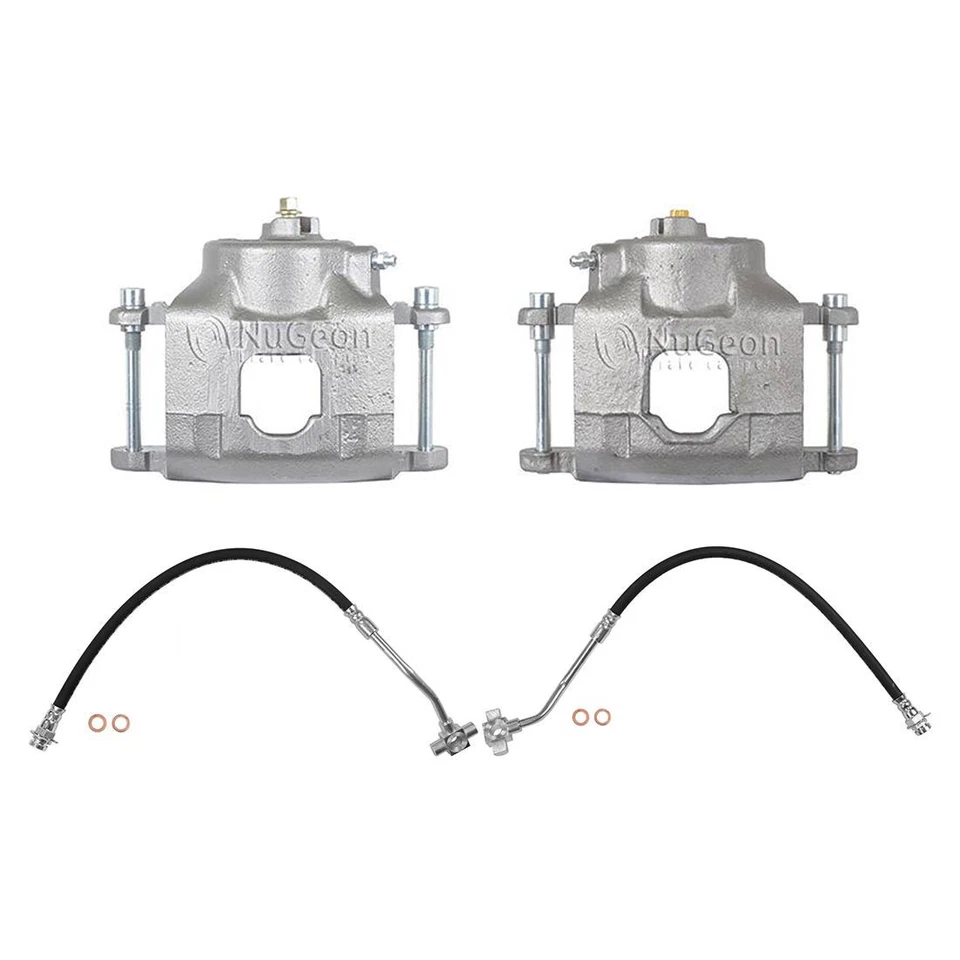 Pinza de freno delantera con mangueras lado conductor pasajero se adapta a Chevrolet K20 4,8 L Foto 2 de 2