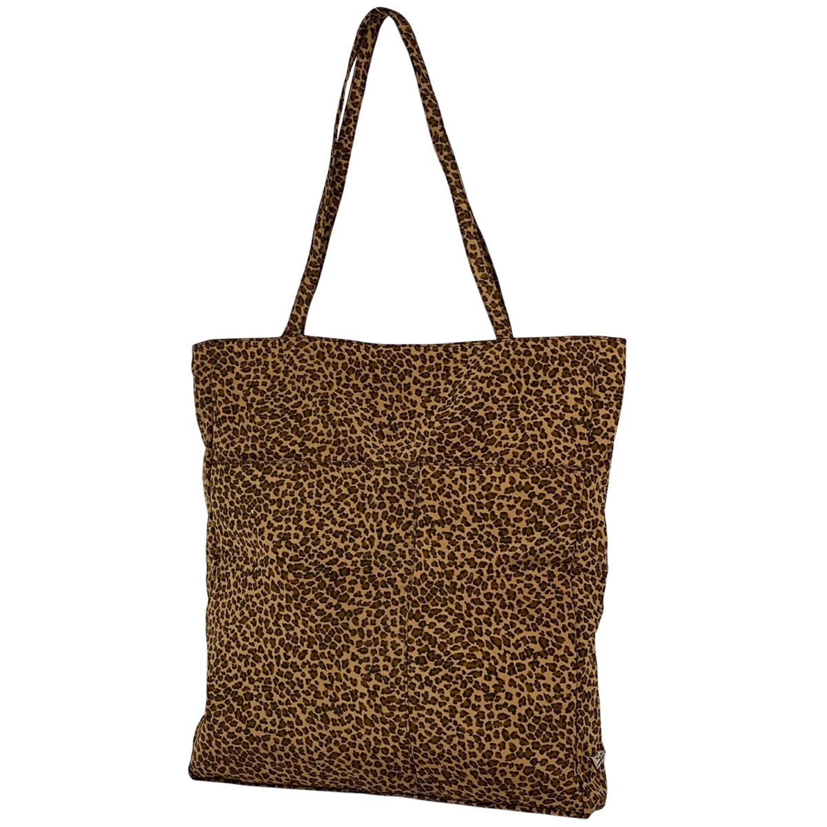 Bottega Veneta Leopard Print Tote Bag Brown Nylon Women’s Used