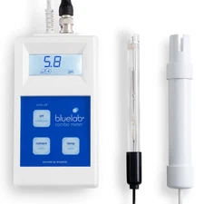 Combo Meter for pH, Temperature & Conductivity, Digital EC/TDS/PPM Tester