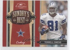 2009 Donruss Classics Sunday's Best Silver 196/250 Terrell Owens #37 HOF 0j0
