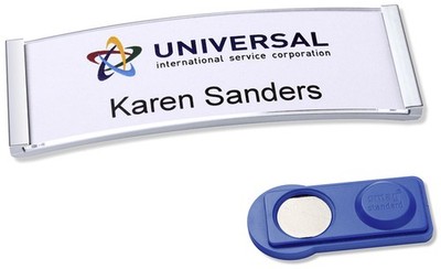 AVERY Zweckform Namensschild 68 x 22 mm silber 20er Set