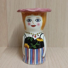 Bella Casa Susan Paley JADY Vase 5" By Ganz Ceramic 