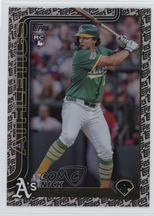 2025 Topps Update Topps Foil Pattern Nick Kurtz #US201 0i7e