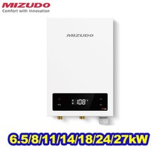 MIZUDO 6.5/8/11/14/18/24/27kW Tankless Water Heater Electric ETL Certified