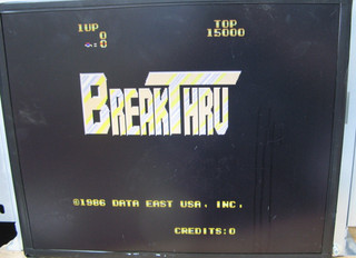 Used Tested Working  Data East Break Thru Jamma Arcade Game Board