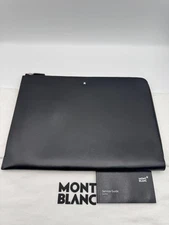 Montblanc   Second Bag Black Leather Meisterstuck  Clutch Ballpoint Pen Wallet