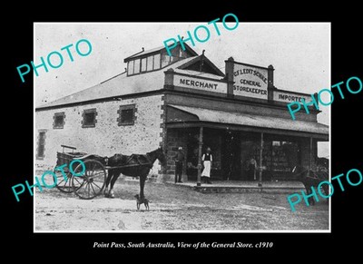 Point Pass South Australia The General Store c1910 Old Large Historic Photo