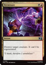 Terminate MTG U 189 Commander: Marvel Super Heroes MSC NM