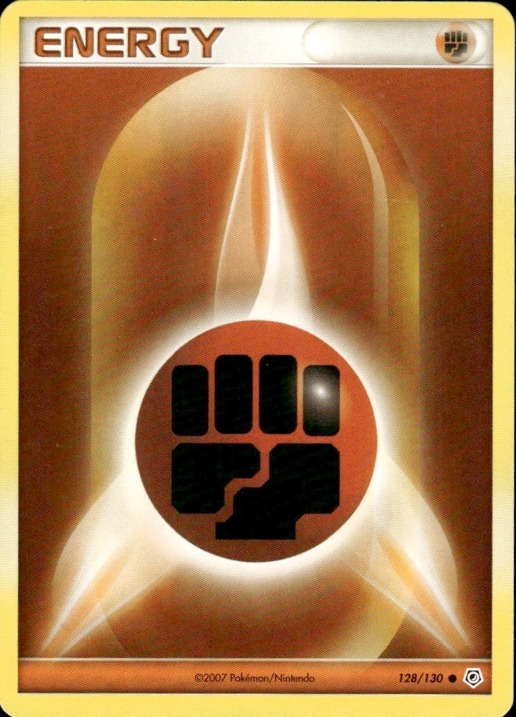 Pokémon TCG Fighting Energy Diamond & Pearl 128/130 Regular