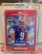 2007 Topps Chrome Tony Romo Red Refractor TC104  Uncirculated factory sealed