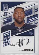 2022 Panini Donruss Elite Pen Pals Hassan Haskins #PP-HH Auto u6m