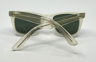 B&L Ray-Ban VINTAGE Wayfarer 5022 Crystal Clear Sunglasses w