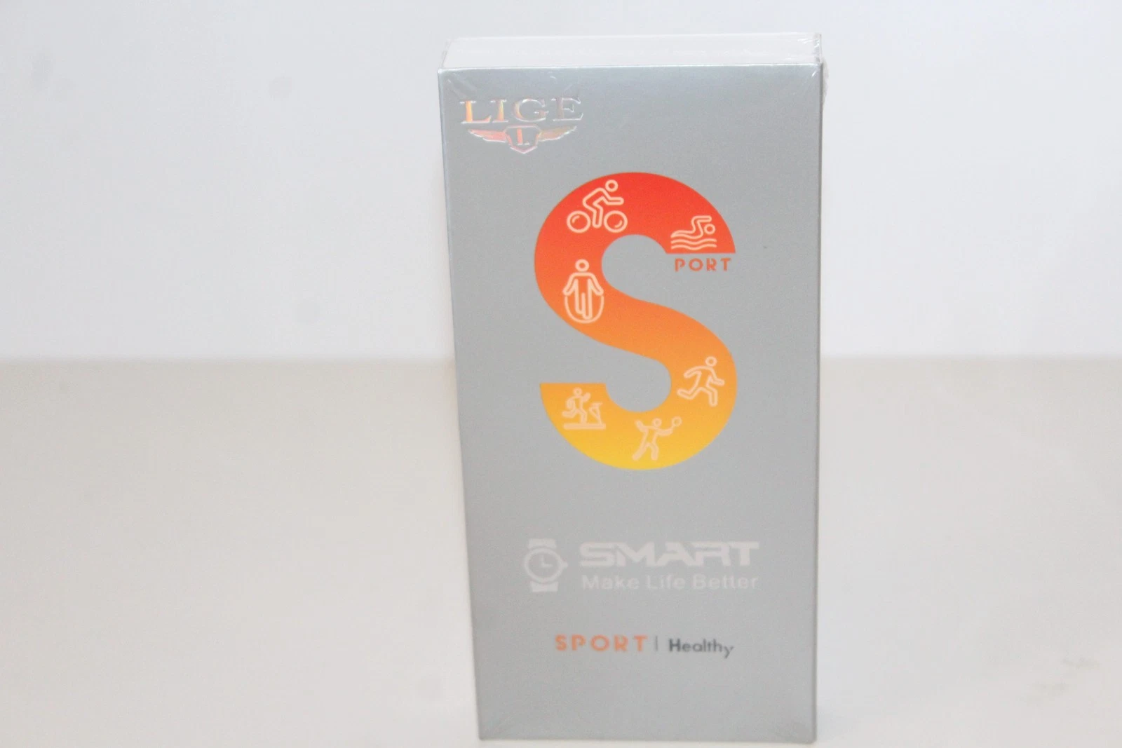 Lige Stainless Steel Fitness Tracker Smartwatch BW1845D Gold New Invoice VAT