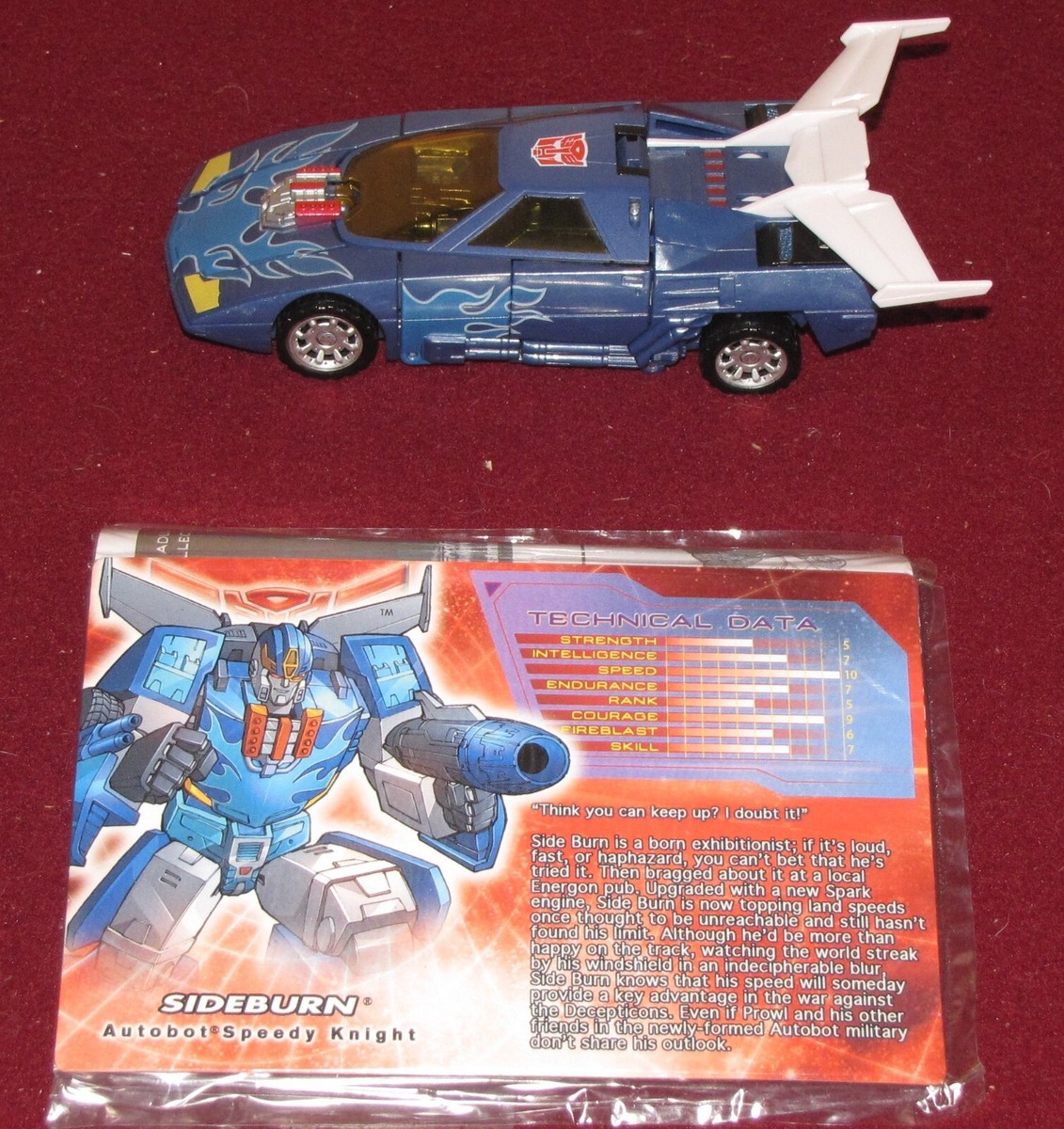 Transformers Timelines Sideburn Collectors Club Hasbro Botcon 2011