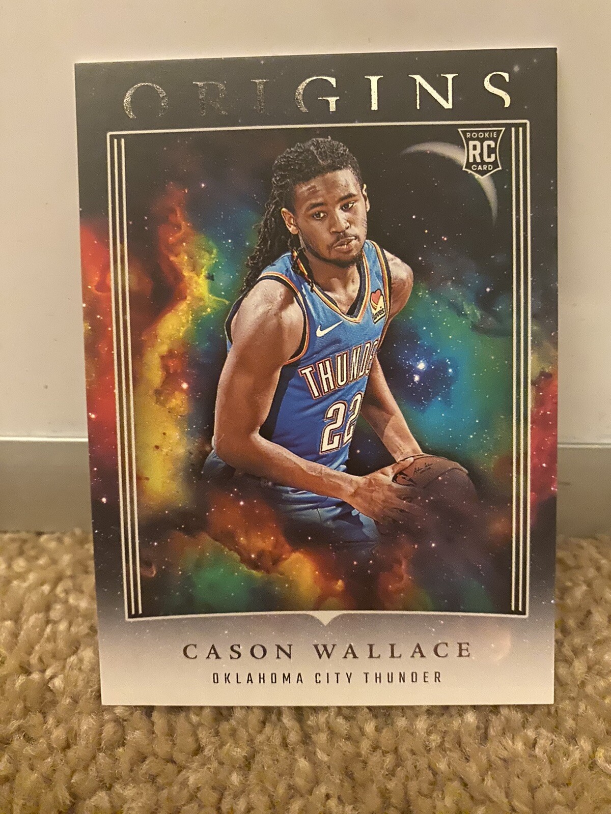 🔥Cason Wallace 2023 Origins Basketball NBA Rookie No. 88 - THUNDER🔥