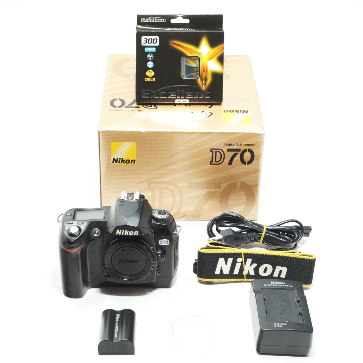 Good!] Nikon D70 MP DSLR camera Body(only) set w/box package