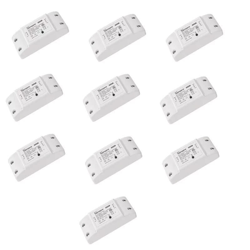 Sonoff Switch WiFi Smart Home - Controllo Vocale Google & Alexa 2200W
