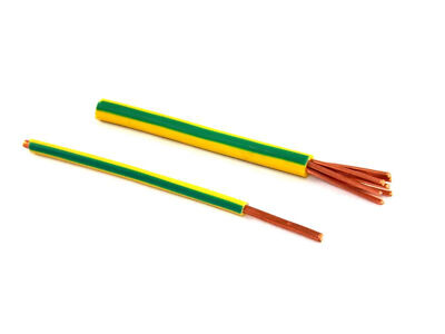 Erdungsdraht H07V-U H07V-R Aderleitung starr Meterware ab: (1,59 /1m)
