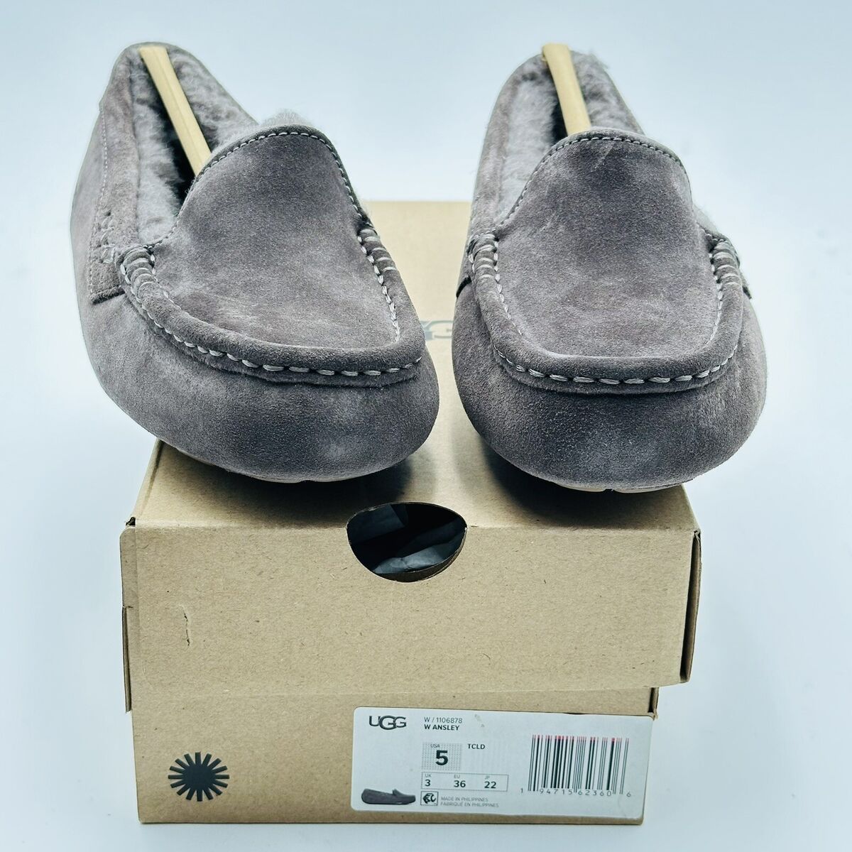 UGG Women's Shoes Ansley Slippers Gray 1106878 Size US 5 UK