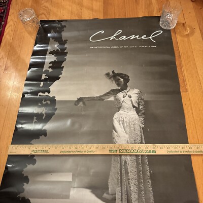 2005 Chanel Exhibition poster Metropolitan Museum of Art 38 x 26