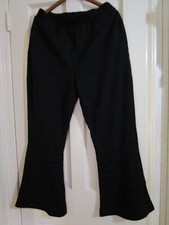 OLD NAVY High-waisted Vintage Flared Lounge Sweatpants, sz Large, Black