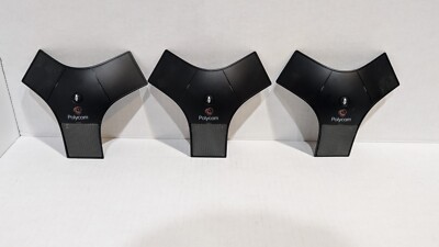 Lot Of 3 Polycom SoundStation IP 7000 Expansion Mic [ 2201-40040-001 