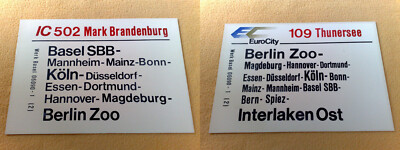 ZLS IC 502 Mark Brandenburg EC 109 Lake Thun Basel-Berlin Zoo-Interlaken East