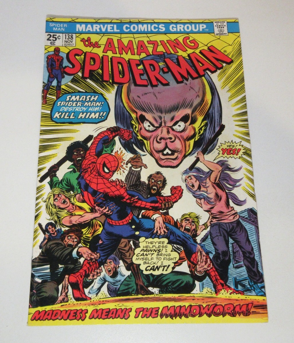 AMAZING SPIDERMAN #138 1ST MINDWORM VF/NM? | eBay