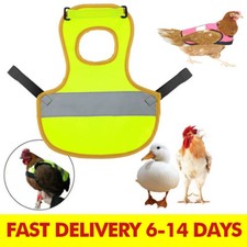 bulk Pet Reflective Vest Chicken Soft Harness Saddle Apron Hen Duck Goose Safety