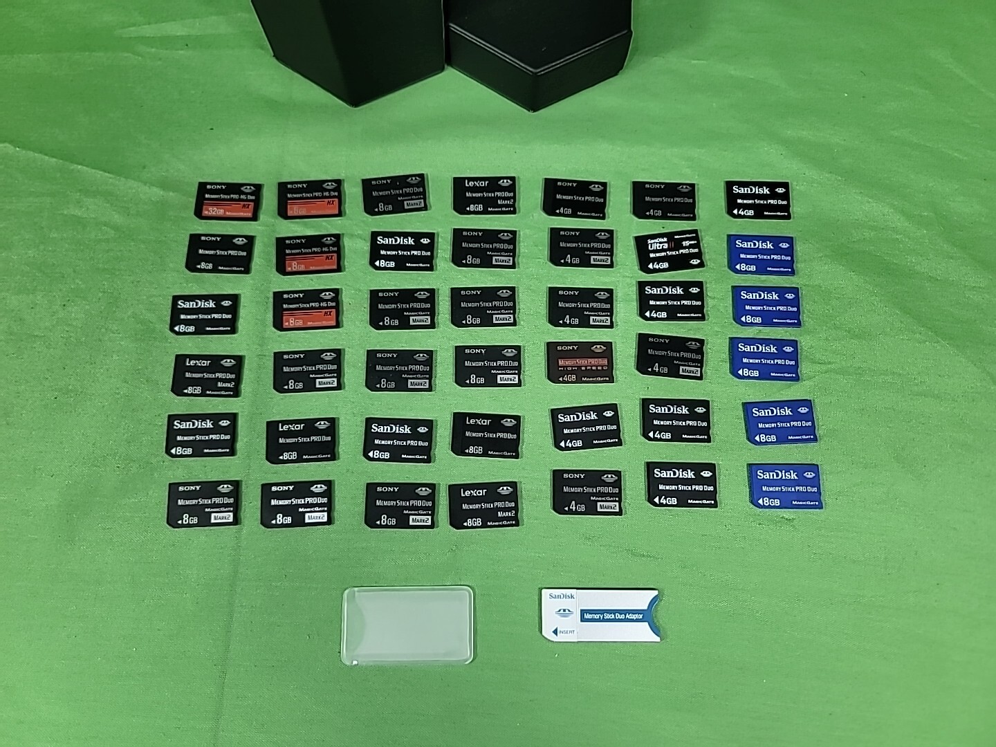 42 Lot Of Memory Stick Pro Duo 32GB 4GB Sony SanDisk Lexar