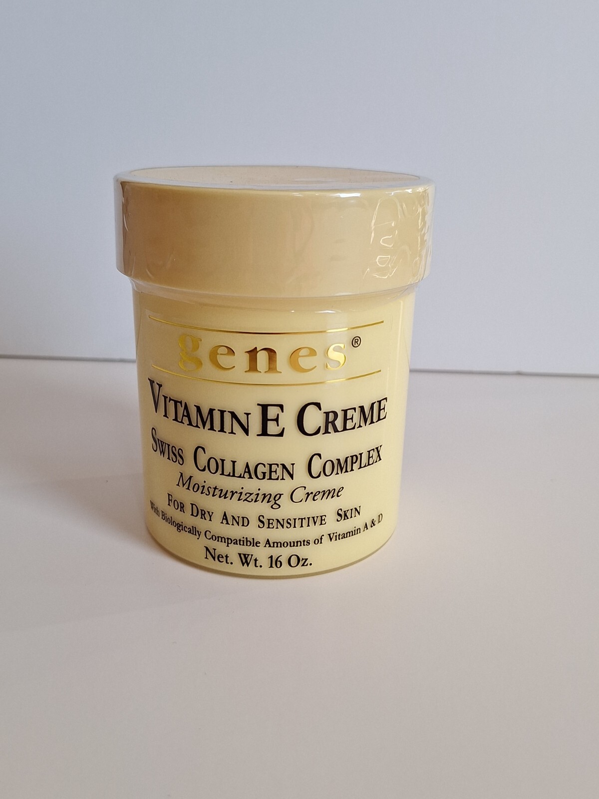 Genes Vitamin E Creme Swiss Collagen Complex Moisturizing Creme 16 oz eBay