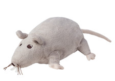 IKEA GOSIG RATTA Soft toy, Grey Beige, 23 cm 9" Rat Mouse Kids Soft Plush Toy