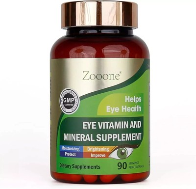 zooone- Lutein Eye Vitamins Zeaxanthin to Support Eye Health, 90Tablets C/E &