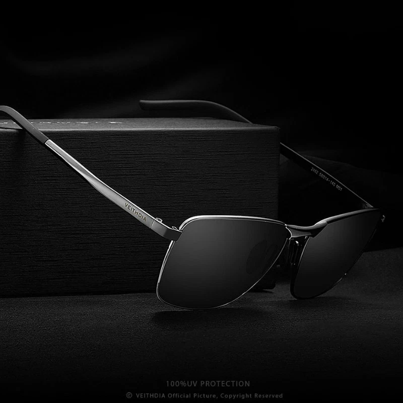 VEITHDIA HD Polarized Driving Sunglasses Men UV400 Sport Eyewear Sun Glasses New - Image 4 of 4