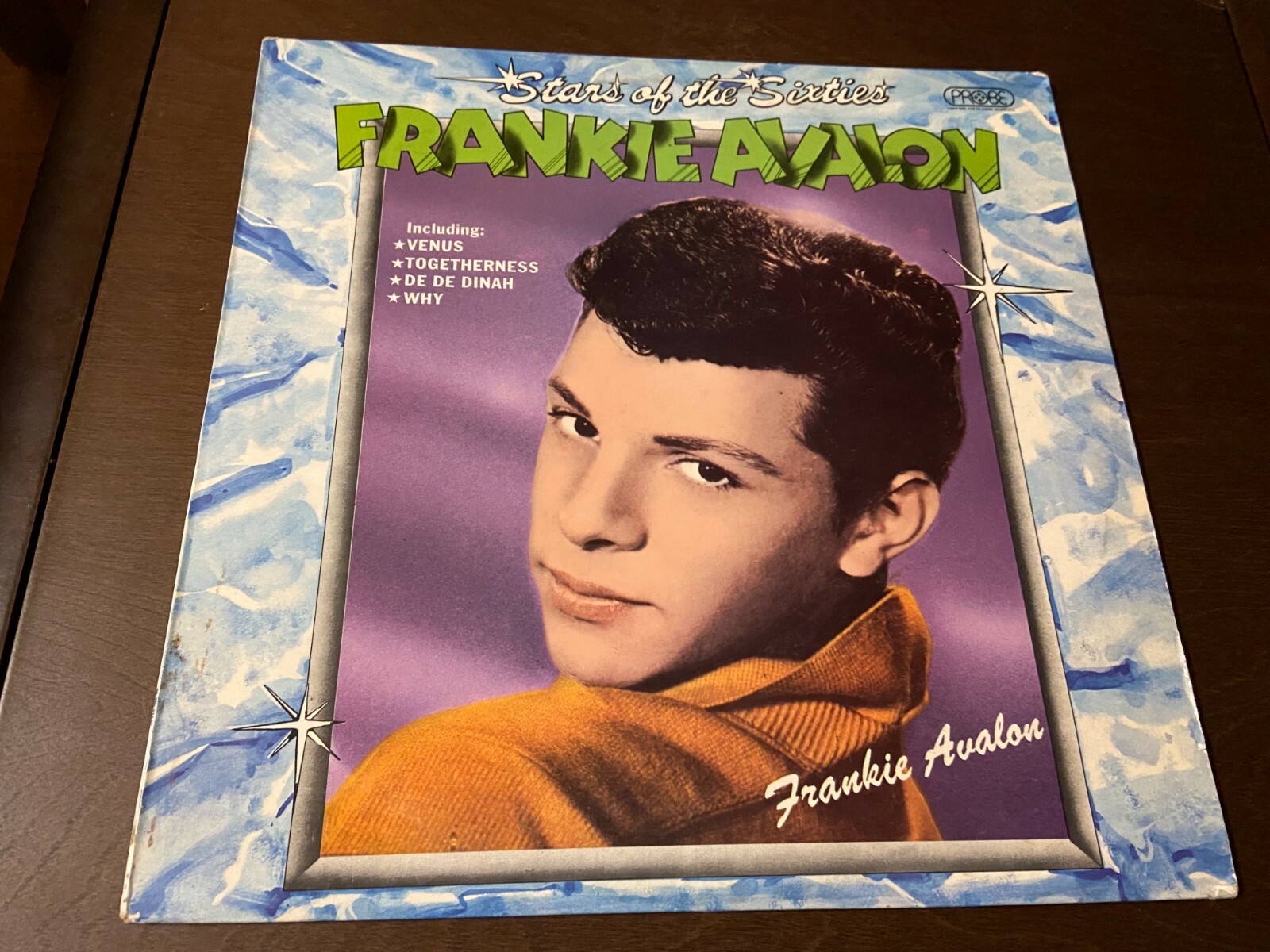 Frankie Avalon Stars of the Sixties VG+ Import Probe Records Pop Vocal Fast Shipping