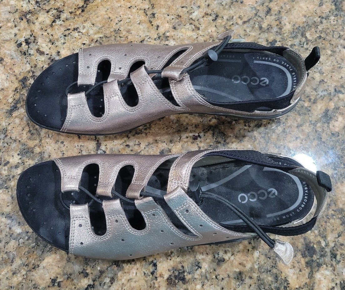 ECCO Comfort Sport Walking SANDALS Womens SHOES BRONZ… Gem