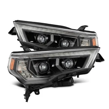 For 14-23 Toyota 4Runner Alpha Black Luxx G2 LED Projector Headlights Headlamps