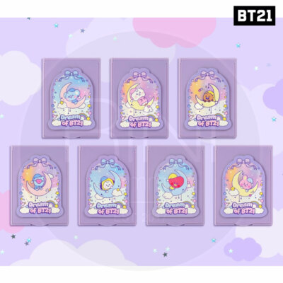 BTS BT21 Official Authentic Goods Folding Mirror Dream Ver +Tracking Number