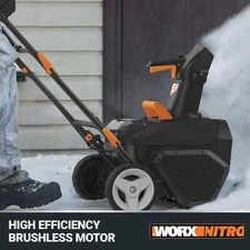 40V 20" Cordless Snow Blower with Brushless Motor - WG471❄️