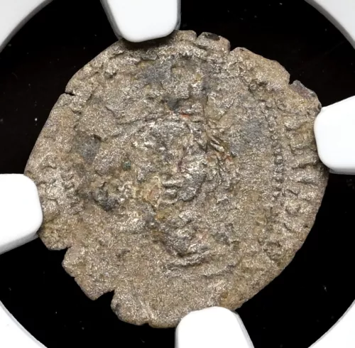 SCOTLAND. Mary Queen of Scots, 1547, Silver Penny, S-5440, NGC VF Details