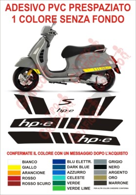 Stickers Vespa Moto Compatibili Gts 300 250 125 Sport Adesivi Decalcomanie A34 - Foto 10