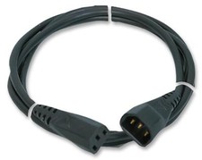 IEC Male Female KETTLE Lead Power Extension Cable C14/C13 0.5m/1m/2m/3m/5m/10m
