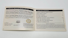 Gold medal Challenge 92 Nintendo NES Instruction Booklet Manual USA