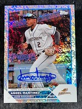 2023 Topps Mini Diamond REFRACTOR PRO DEBUT ROOKIE AUTO Angel Martinez 144/199