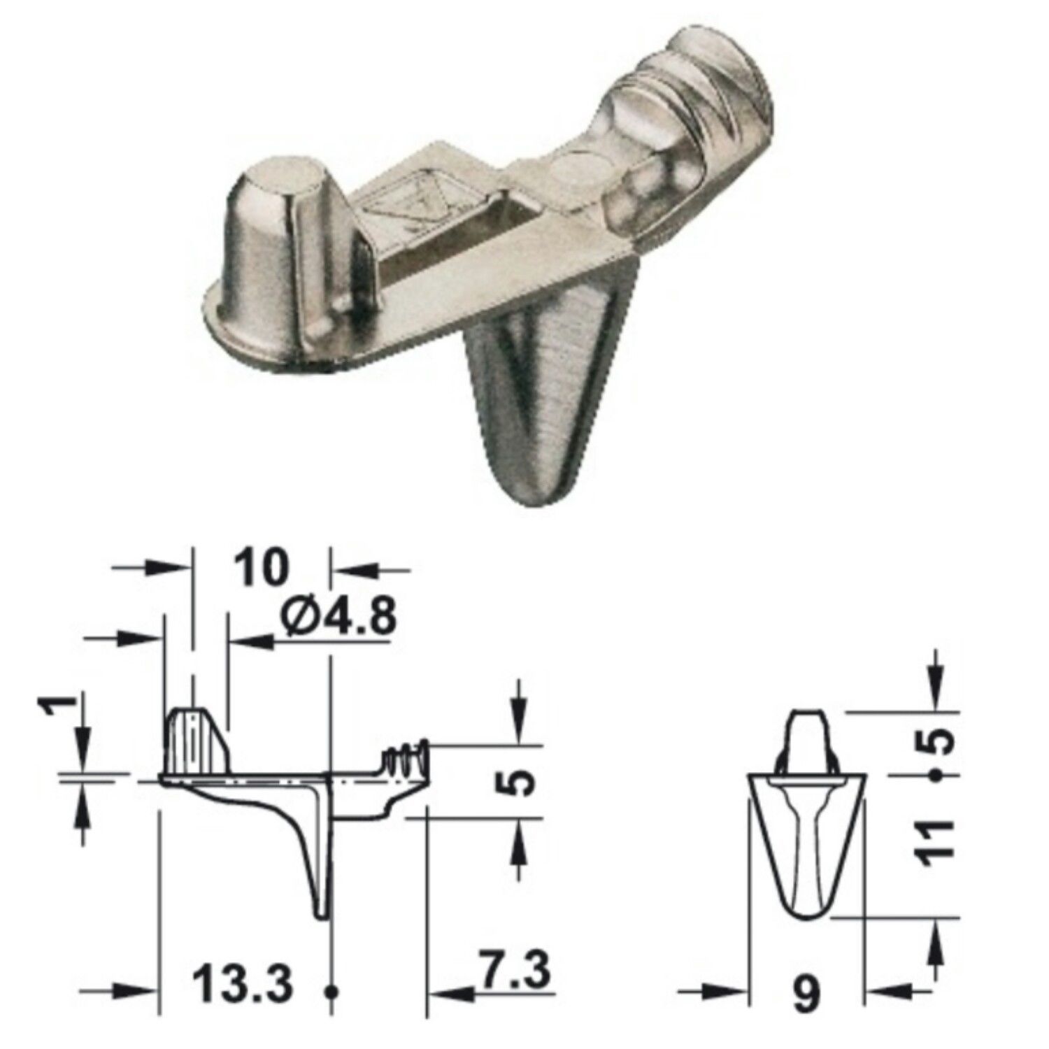 Shelf Supports Pegs PINS Plug Stud 3mm 4mm 5mm 6mm 7mm KITCHEN CUPBOARD